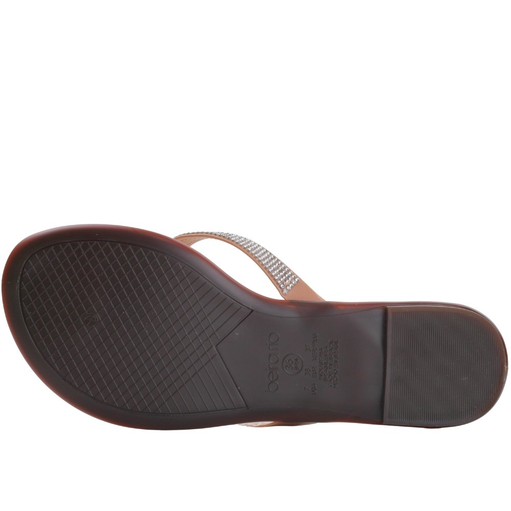 Chinelo Rasteira Feminino Casual Conforto Beira Rio 8434.204 Bege 5