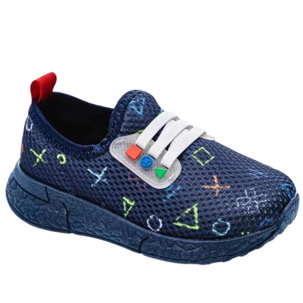 Tênis Infantil Meninos Lycra Conforto Molekinho 2609.221 Multicores 1