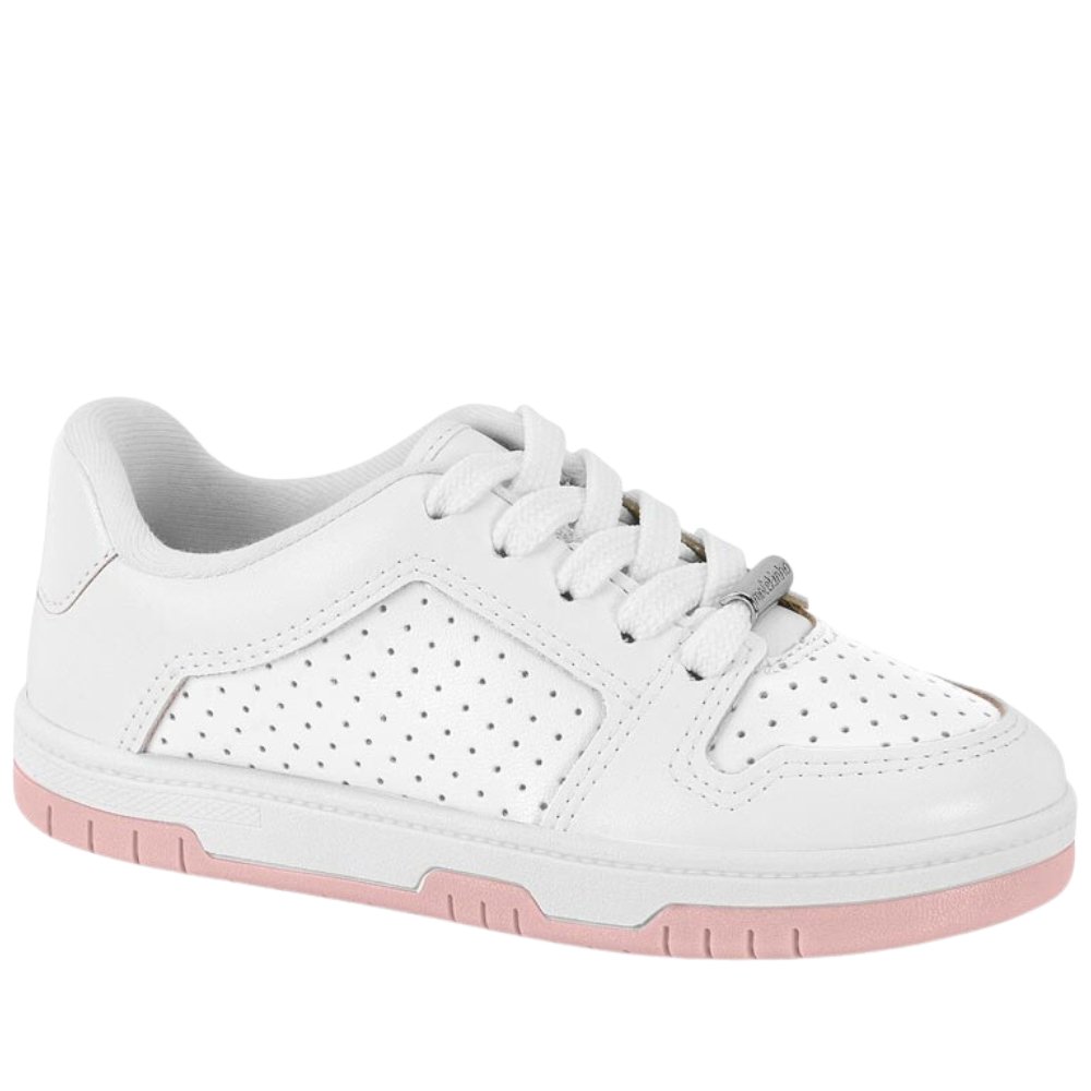Tênis Casual Infantil Menina Molekinha Confortável 2562.102 Branco 1