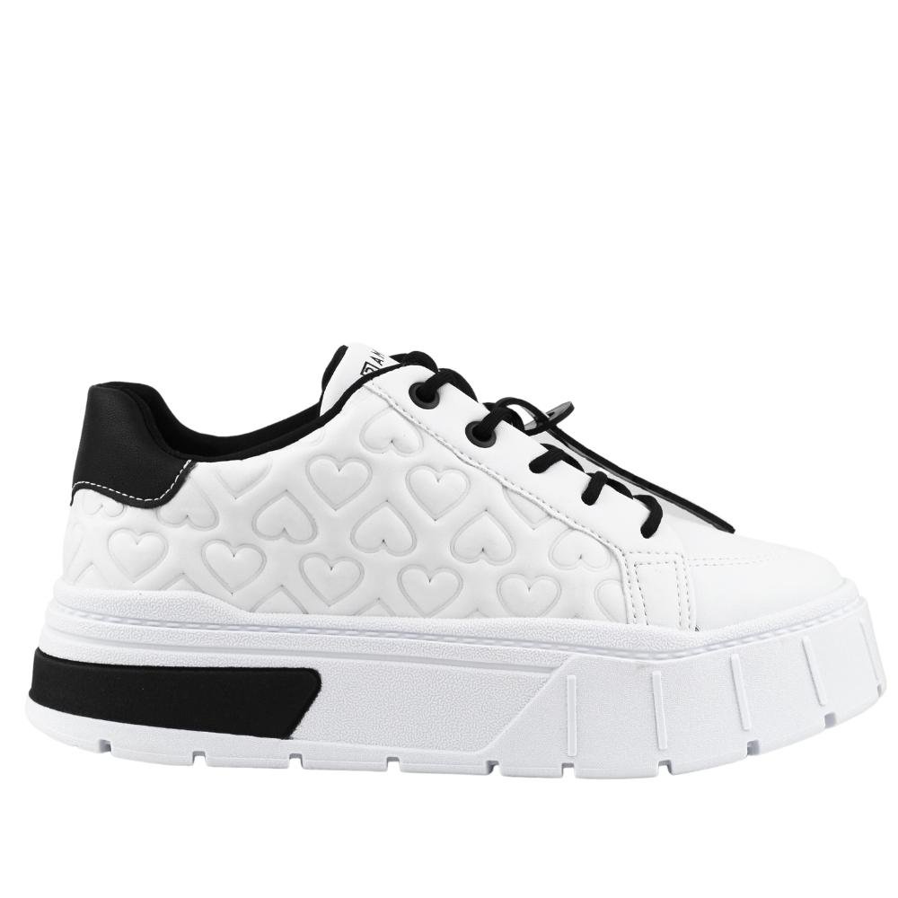 Tênis Casual Feminino Flatform Dad Sneaker Ramarim 23-79102 Branco 2