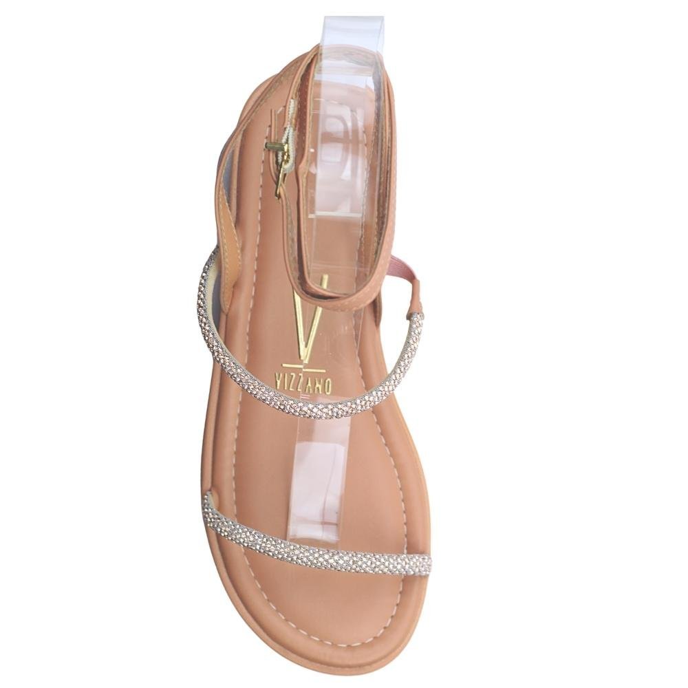 Sandalia Casual Feminina Tratorada Flatform Vizzano 6492.305 Rosa 4