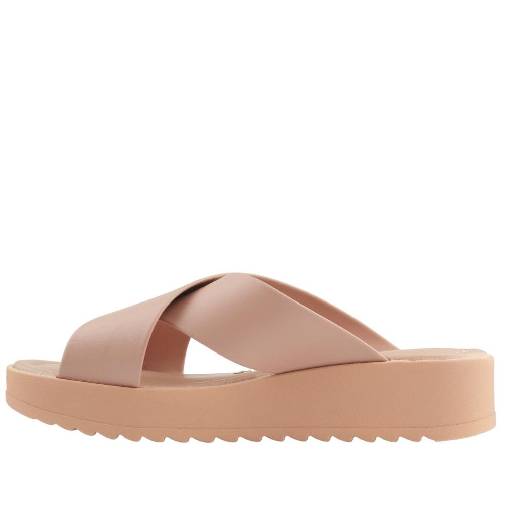 Tamanco Papete Feminina Anabela Confortável Vizzano 6492.309 Bege 3