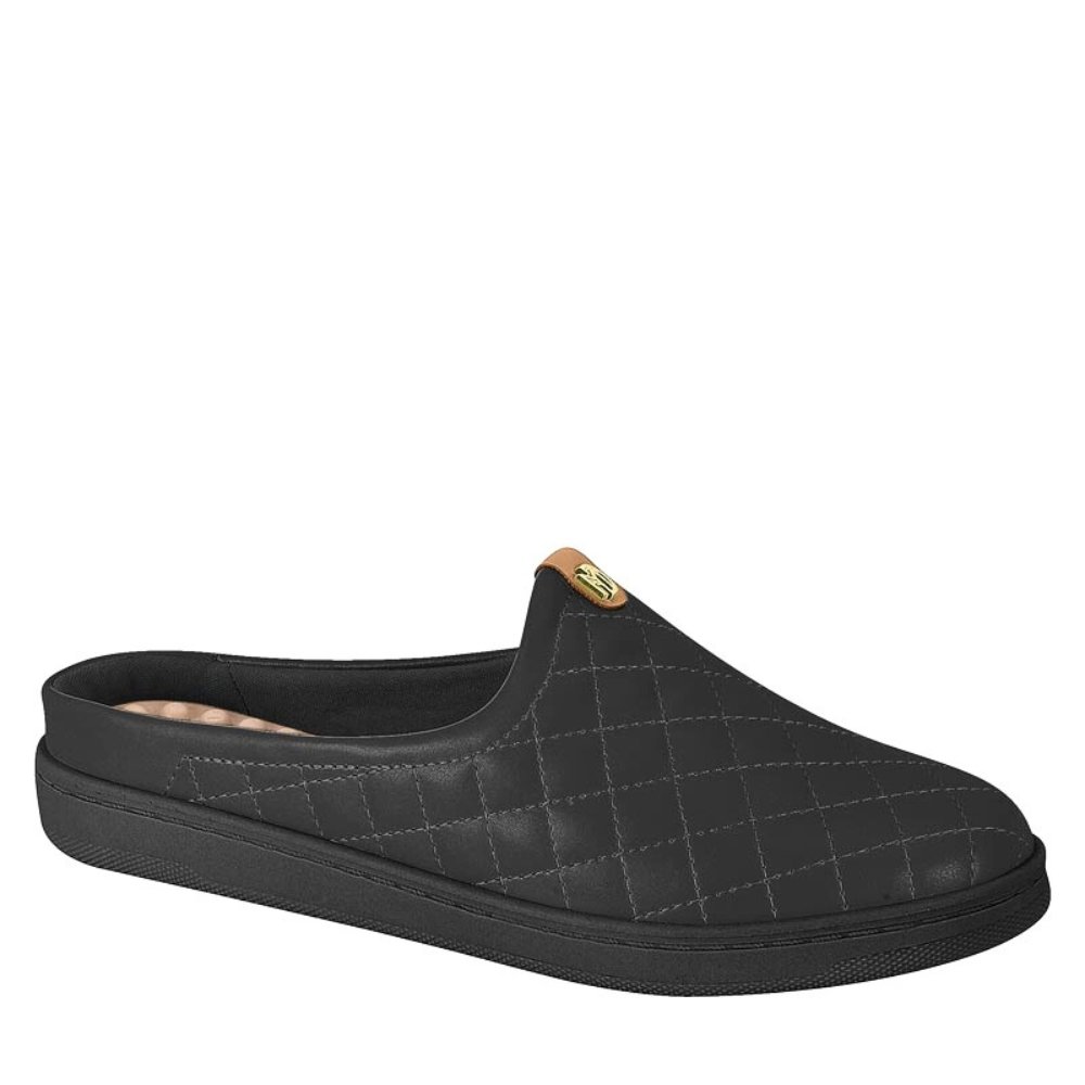 Mule Casual Feminino Modare  Palmilha Massageadora 7363.118 Preto 1