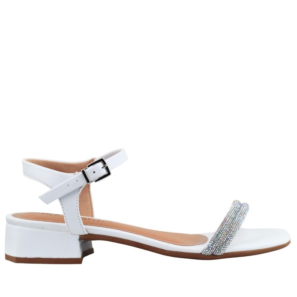 Sandália Feminina Salto Grosso Confortável Ramarim 23-48254 2