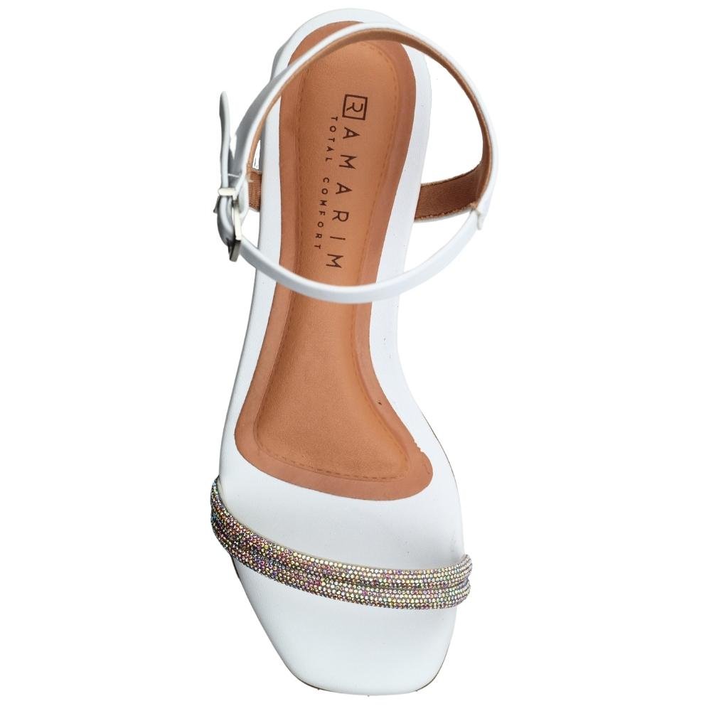 Sandália Feminina Salto Grosso Confortável Ramarim 23-48254 4