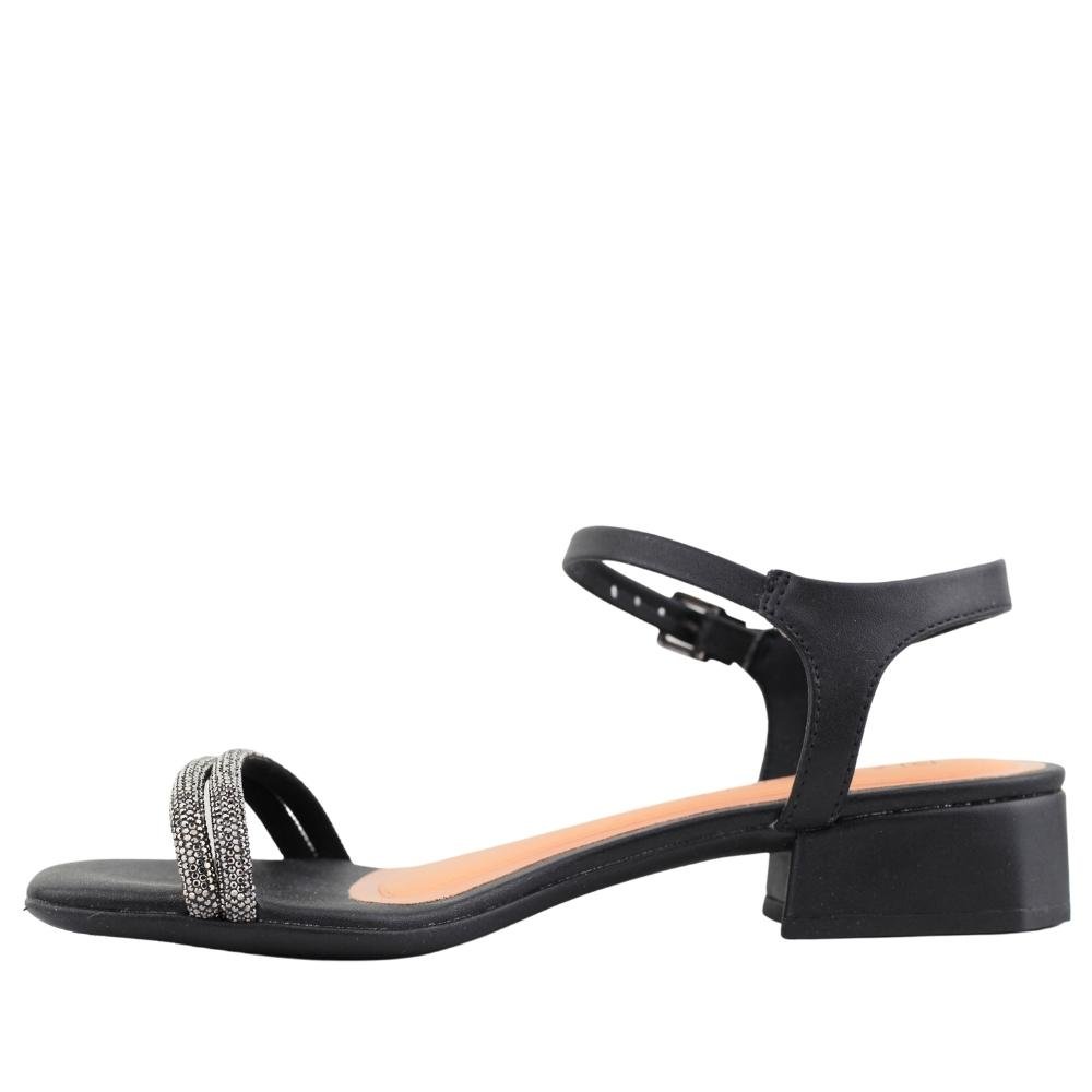 Sandália Feminina Salto Grosso Confortável Ramarim 23-48254 Preto 3