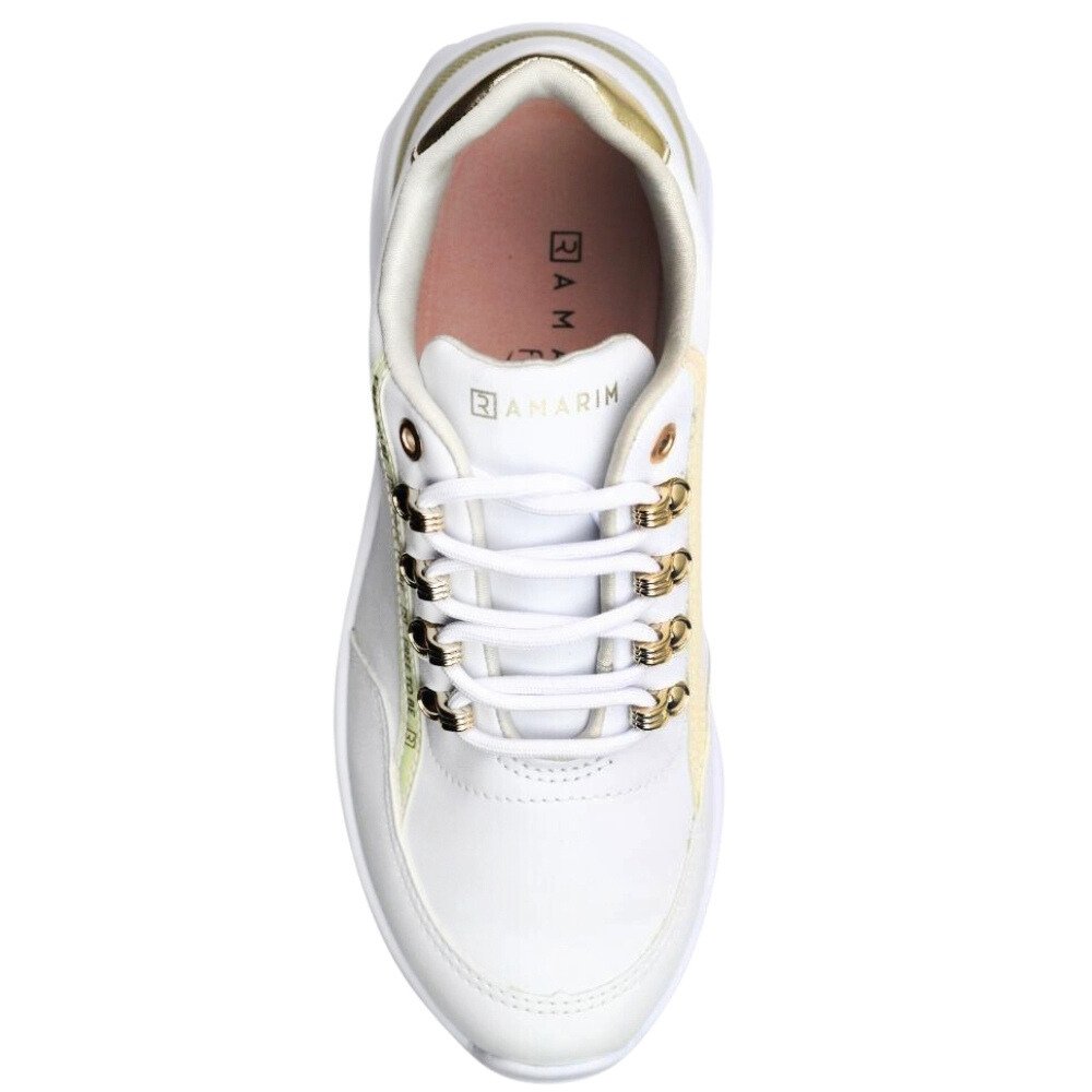 Tênis Casual Feminino Flatform Dad Sneaker Ramarim 23-74202 Branco 4