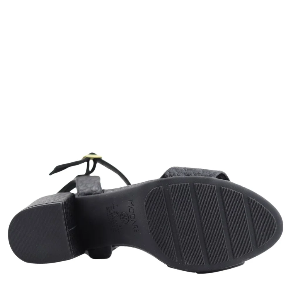 Sandália Feminina Modare Salto Baixo Grosso Conforto 7109469 Preto 5
