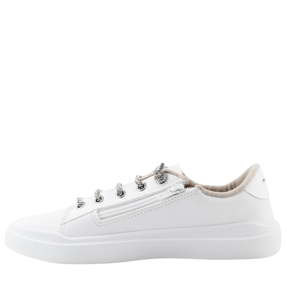 Tênis Sapatênis Casual Feminino Confortável Moleca 5750.113 Branco 2