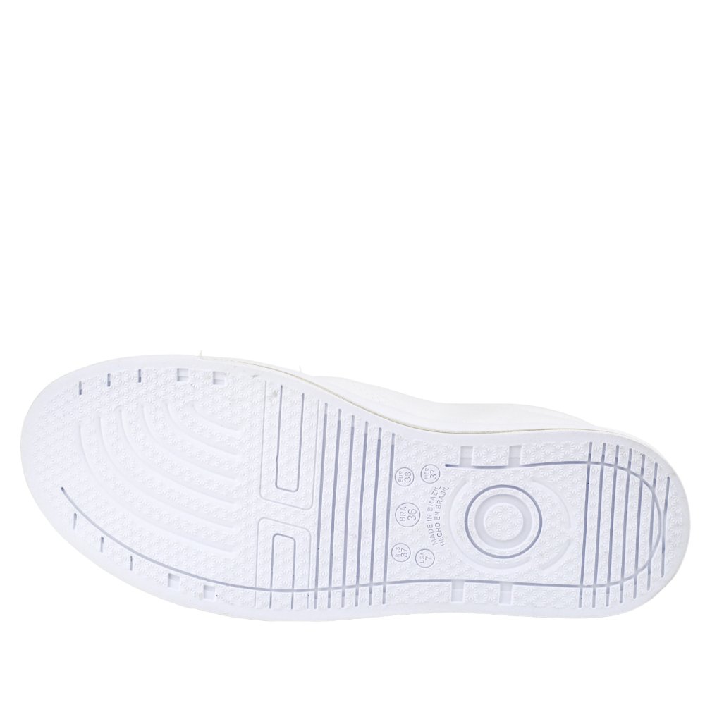 Tênis Casual Feminino Slip On Sem Cadarço Ramarim 23-93221 Branco 5