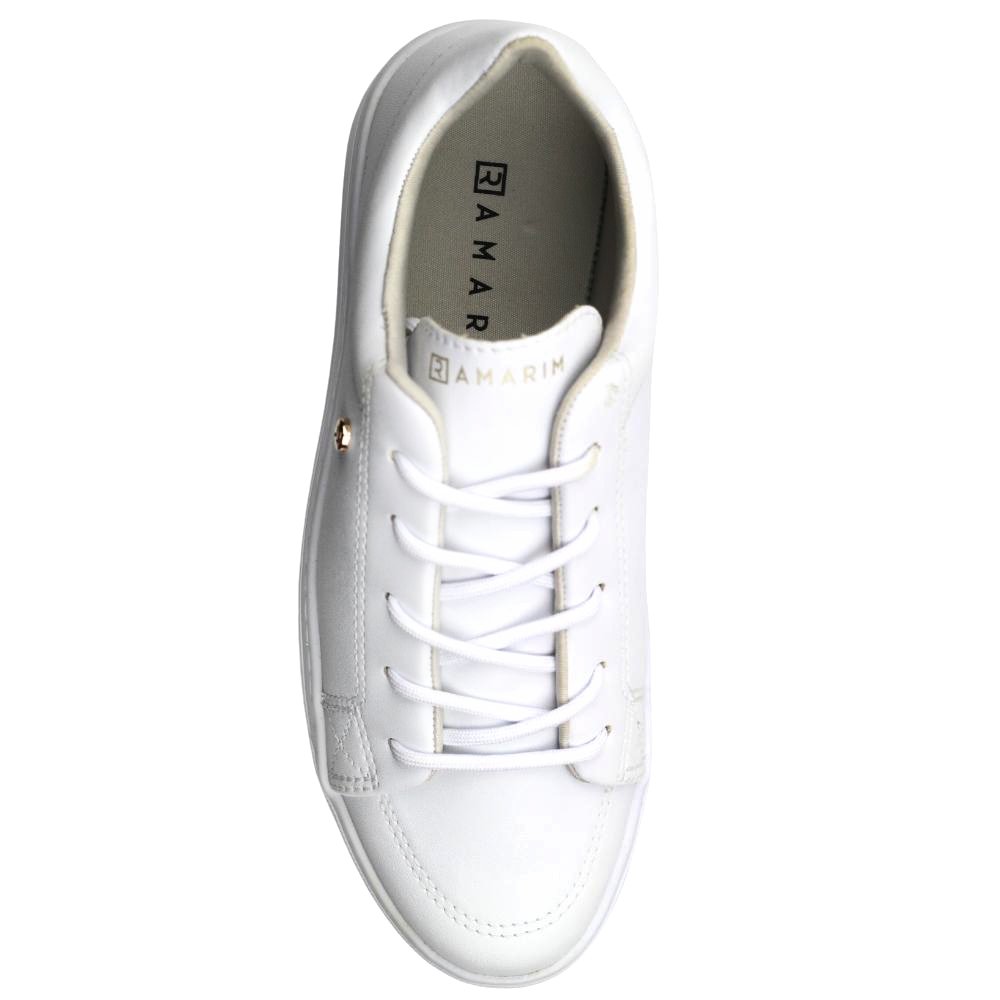 Tênis Casual Feminino Flatform Ramarim Confortável 23-93223 Branco 4