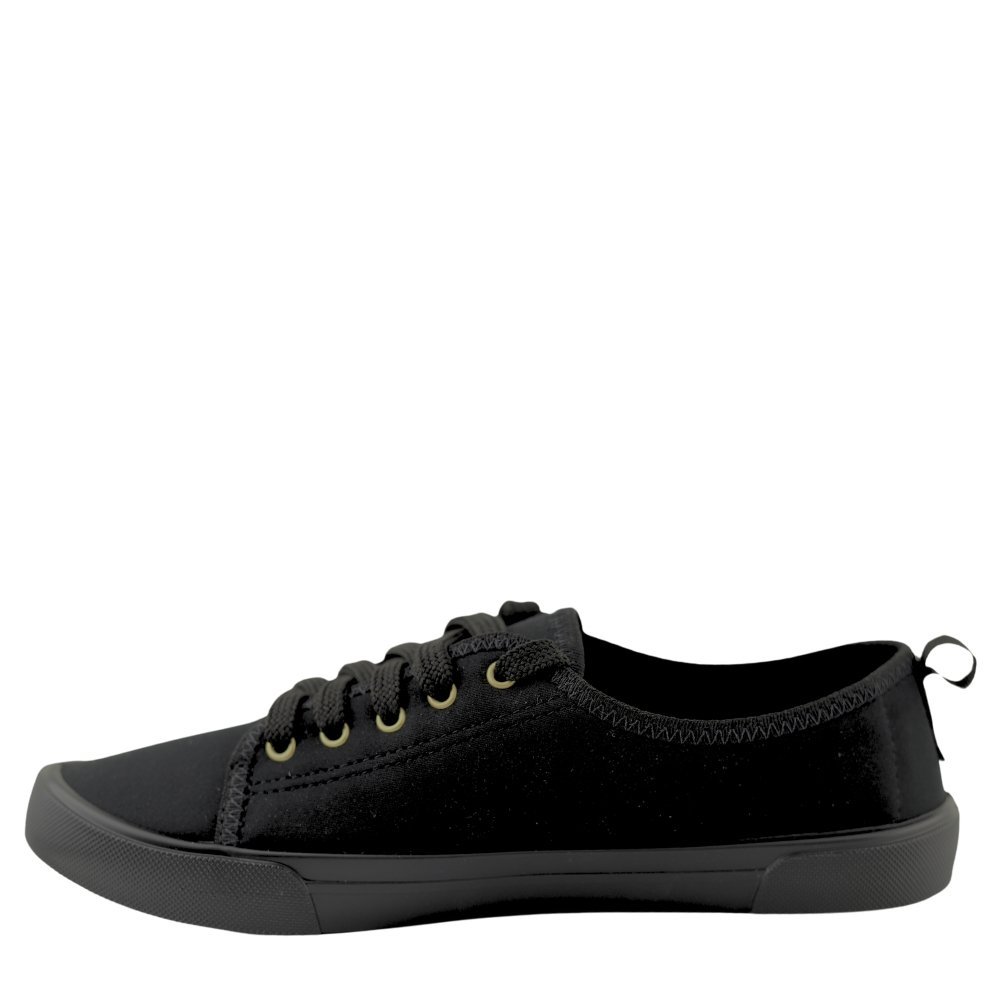 Tênis Sapatênis Casual Feminino Confortável Moleca 5296.581 Preto 3