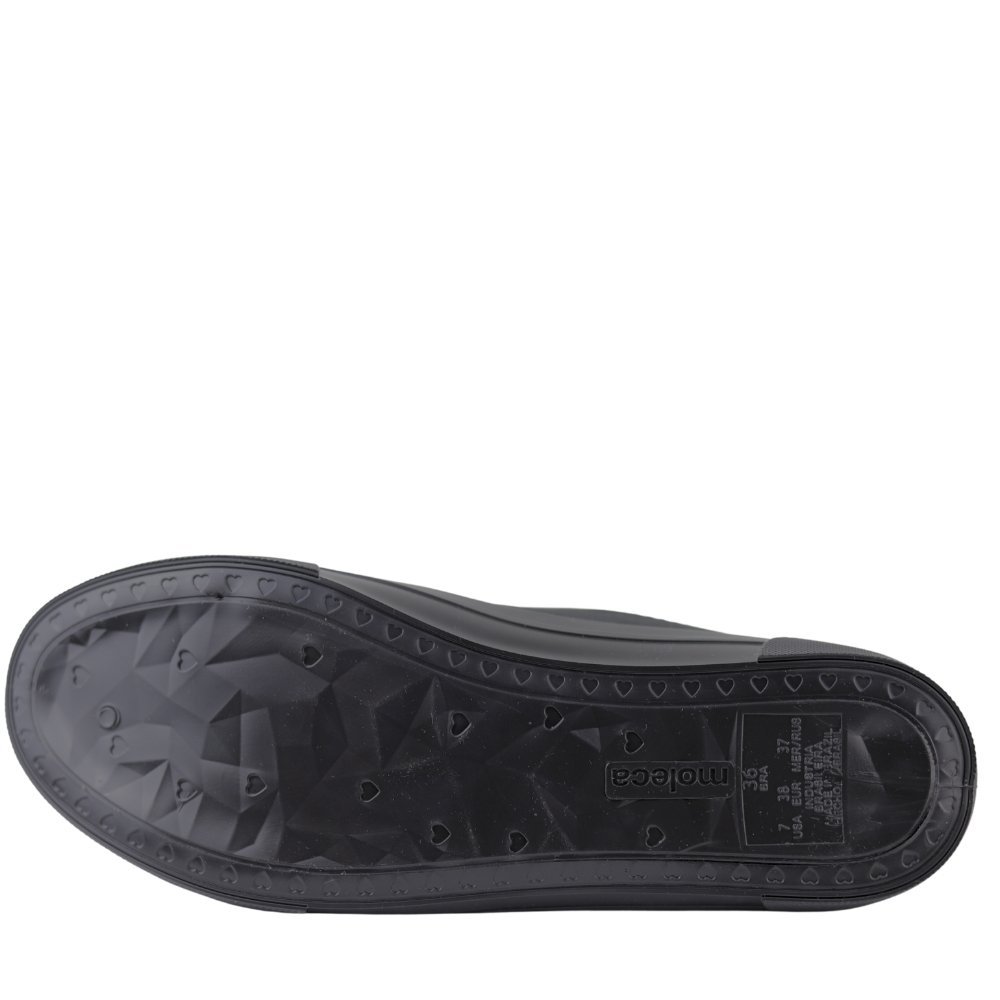 Tênis Sapatênis Casual Feminino Confortável Moleca 5296.581 Preto 5