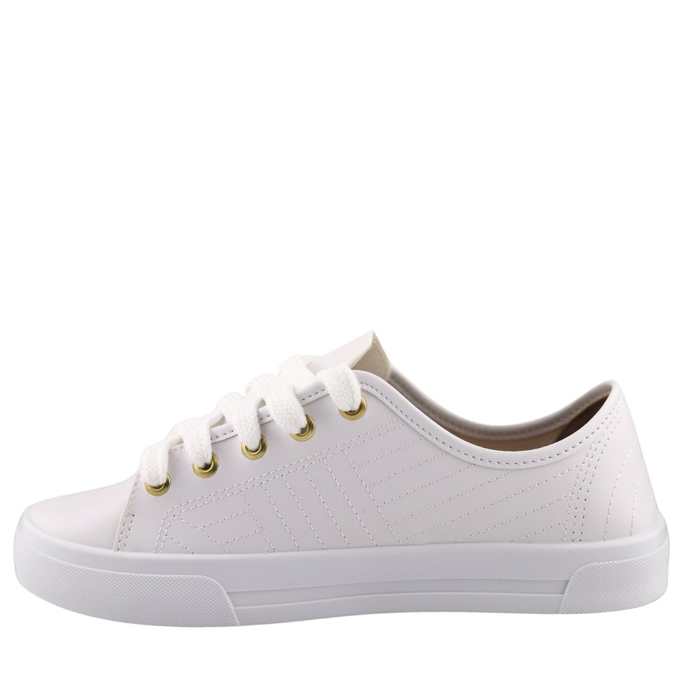 Tênis Casual Feminino Moleca Flatform Confortável 5667334 Branco 3