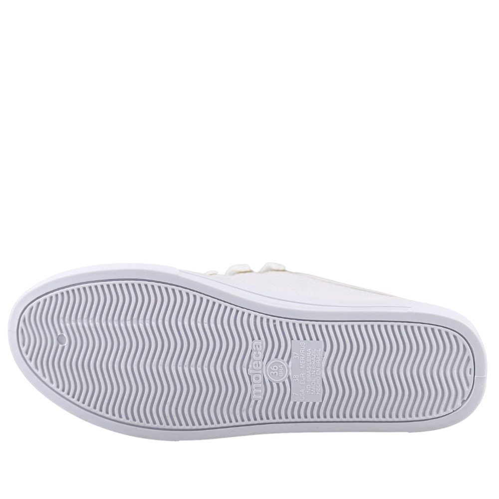 Tênis Casual Feminino Moleca Flatform Confortável 5667334 Branco 5
