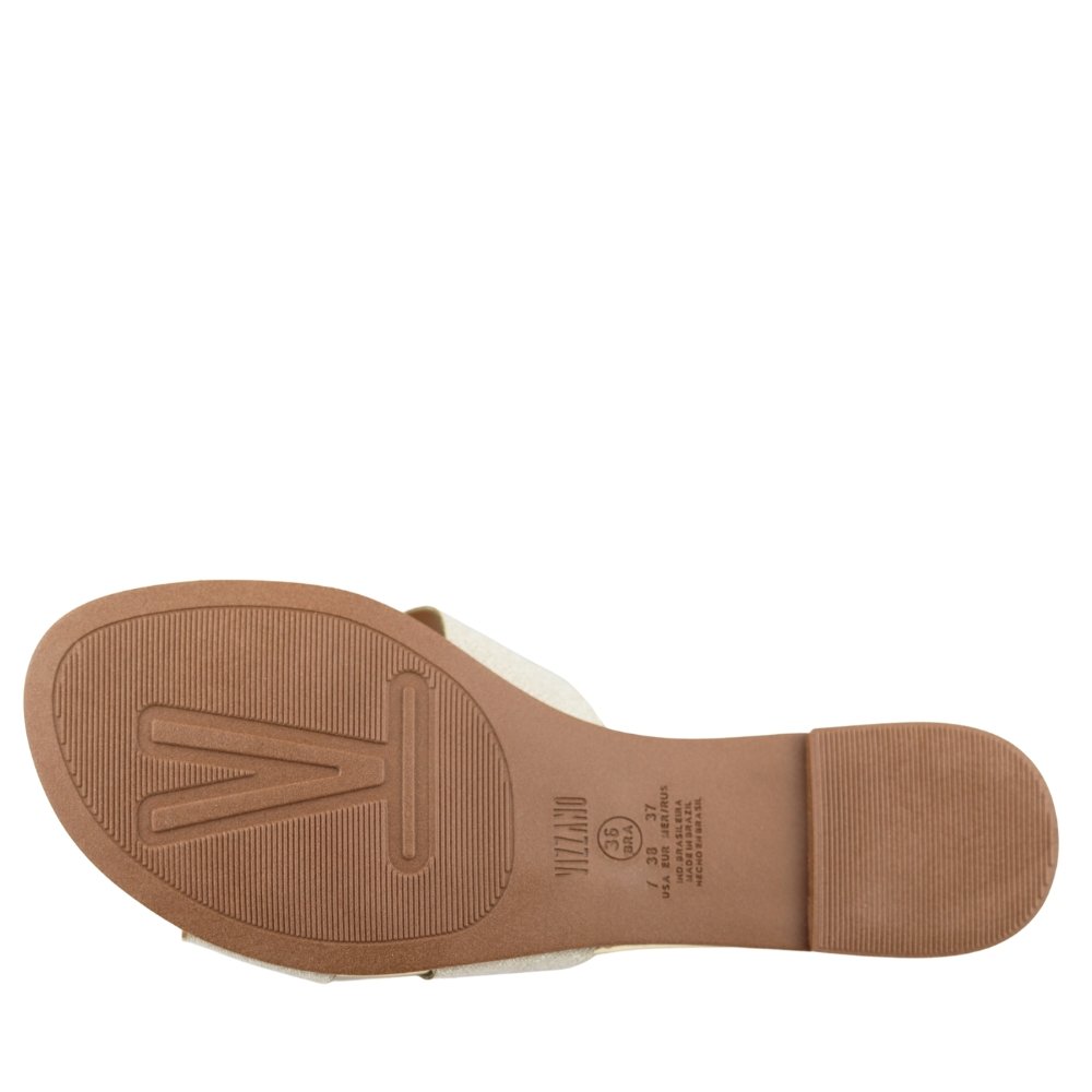 Chinelo Feminino Slide Vizzano Promoção Original 6371.167 Dourado 5