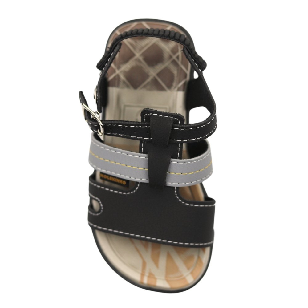 Sandália Infantil Masculino Leve Macio Molekinho 2140.744 Preto 4