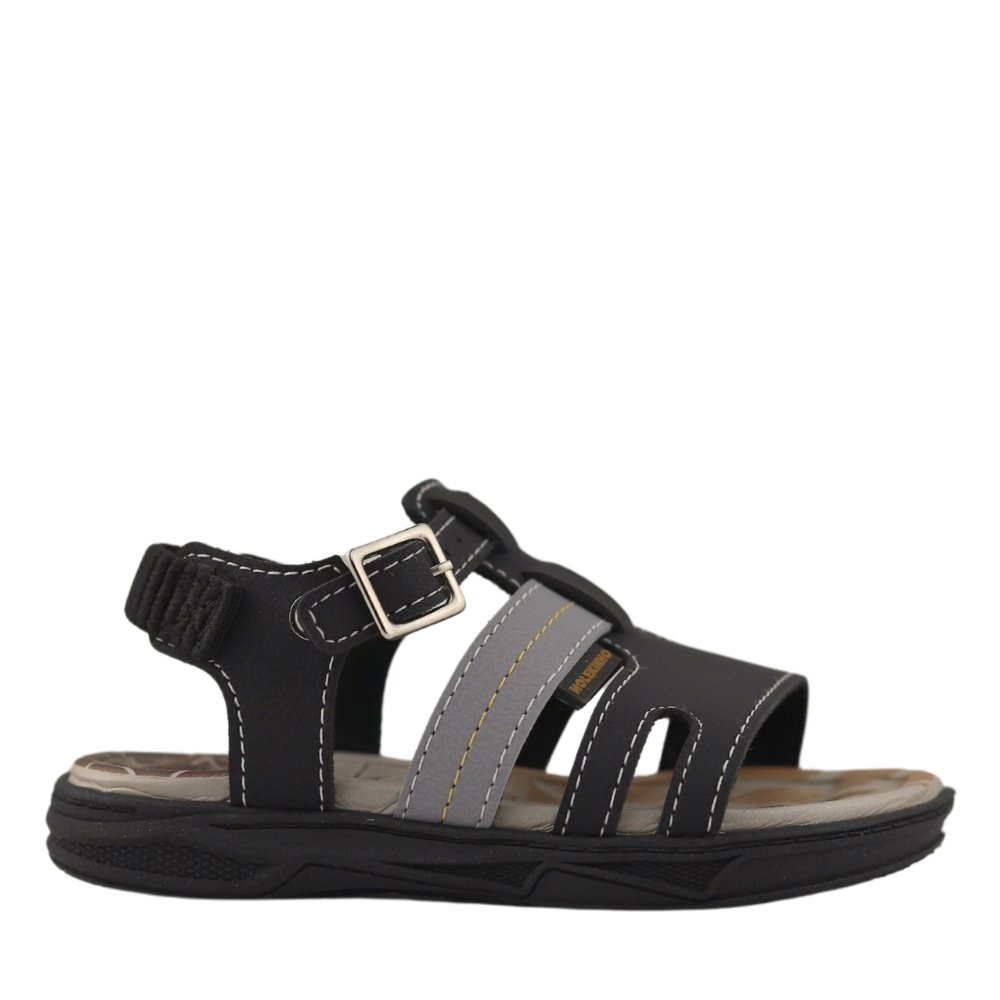 Sandália Infantil Masculino Leve Macio Molekinho 2140.744 Preto 2