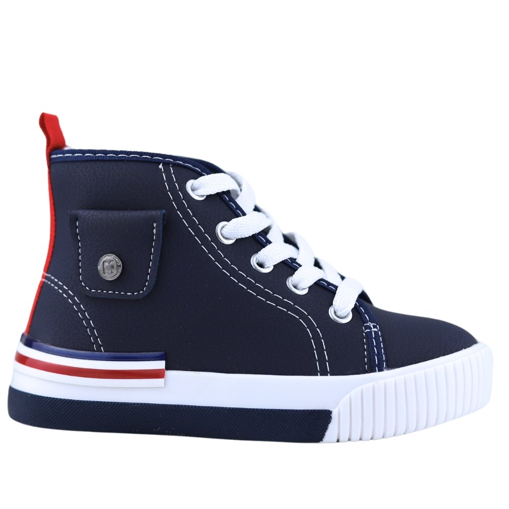 Sapatênis Casual Infantil Menino Cano Alto Molekinho 2615116 Azul 2
