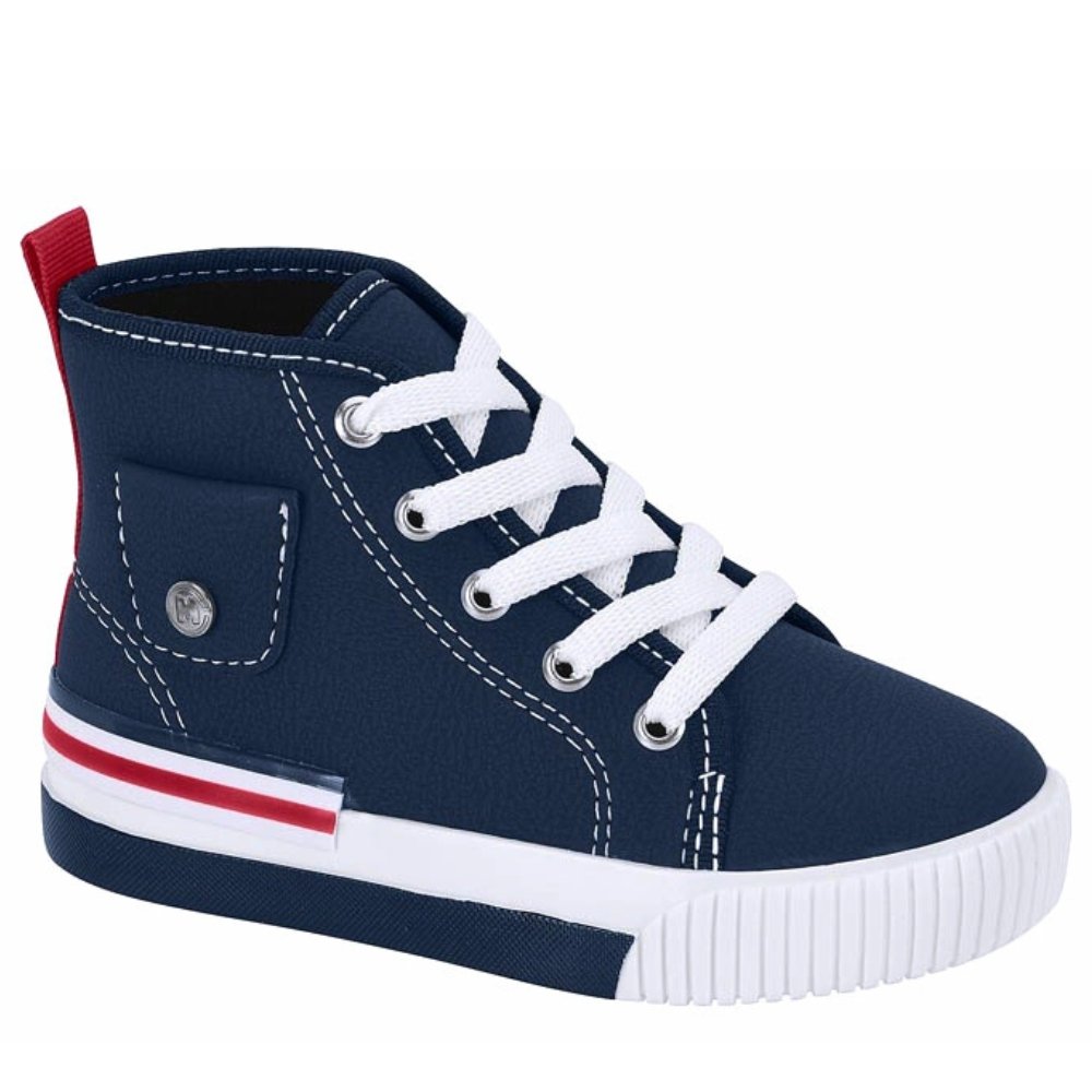 Sapatênis Casual Infantil Menino Cano Alto Molekinho 2615116 Azul 1