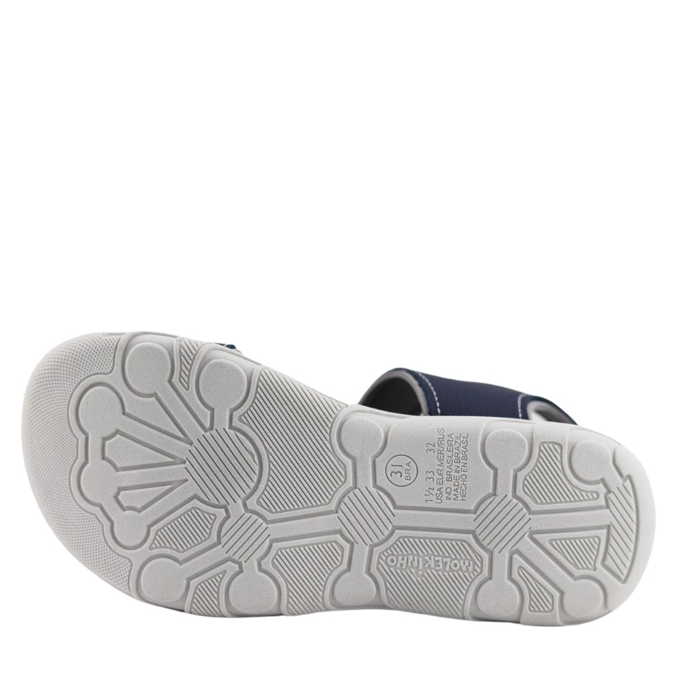 Sandalia Infantil Menino Papete Juvenil Molekinho 2400.339 Azul 5