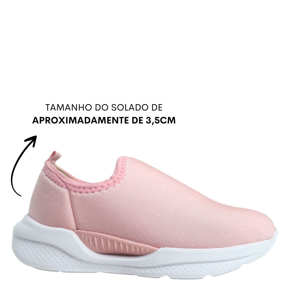 Tênis Casual Infantil Menina Conforto Calce Fácil 2573.100 Rosa 2
