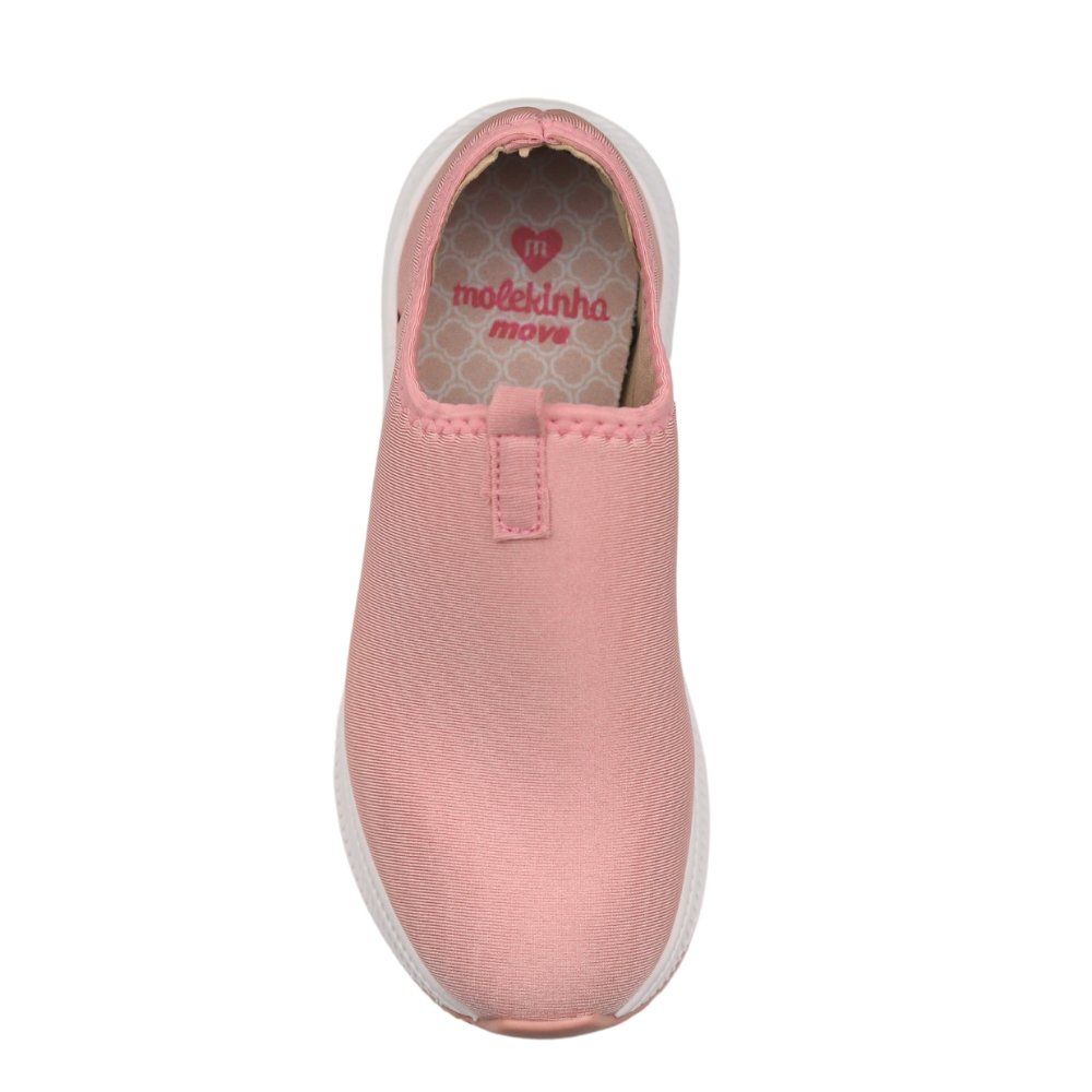 Tênis Casual Infantil Menina Conforto Calce Fácil 2577.100 Rosa 4