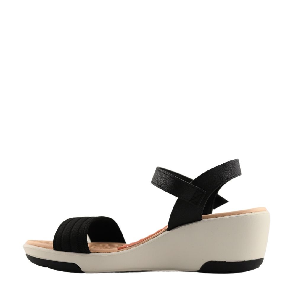 Sandália Feminino Salto Alto Anabela Conforto Modare 7182103 Preto 3