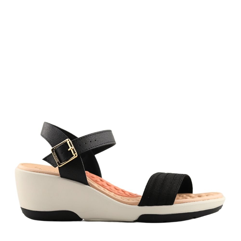 Sandália Feminino Salto Alto Anabela Conforto Modare 7182103 Preto 2