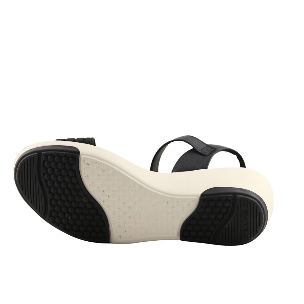 Sandália Feminino Salto Alto Anabela Conforto Modare 7182103 Preto 5