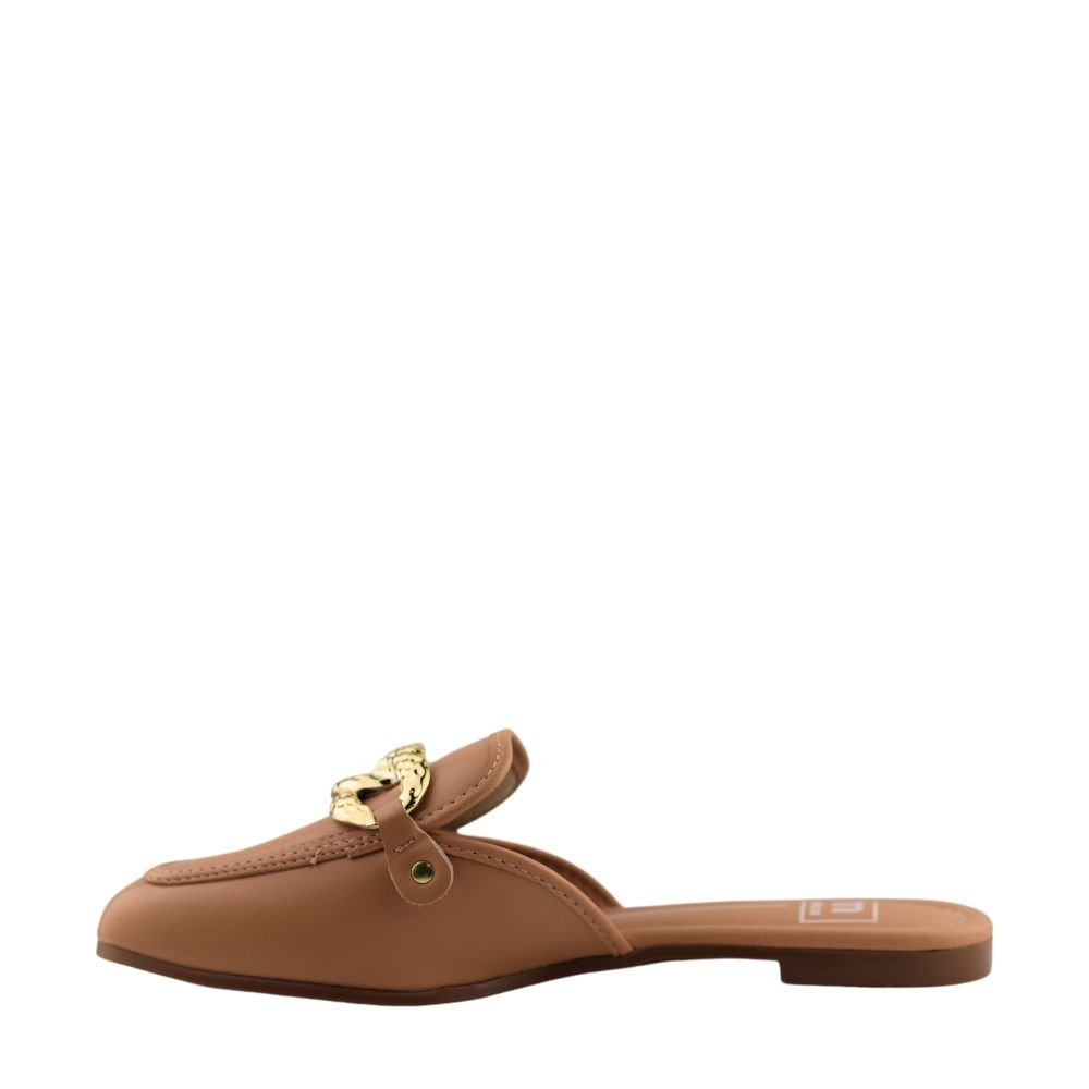 Chinelo Mule Slide Feminino Casual Moleca Conforto 5722.118 Bege 3