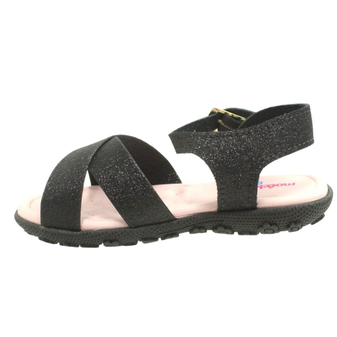 Sandália Infantil Menina Feminino Molekinha 2121.101 Preto 4