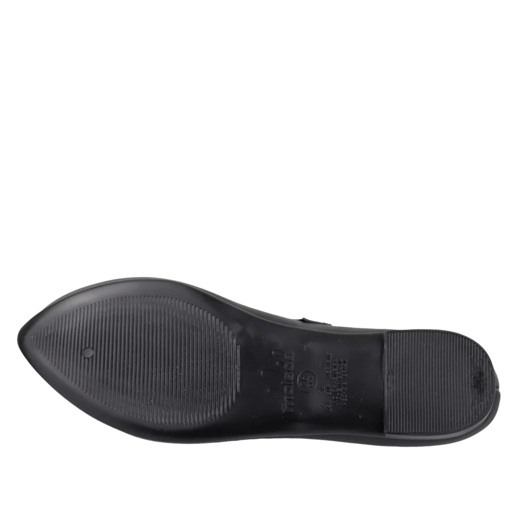 Sapatilha Feminina Moleca Bico Fino Leve Confortável 5635867 Preto 5