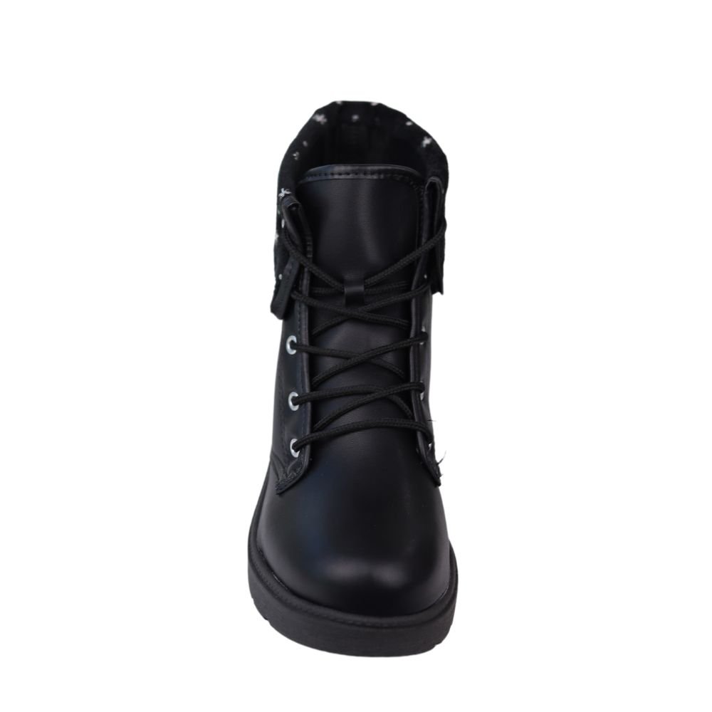 Bota Infantil Cano Curto Menina Brilho Molekinha 2164.135 Preto 4