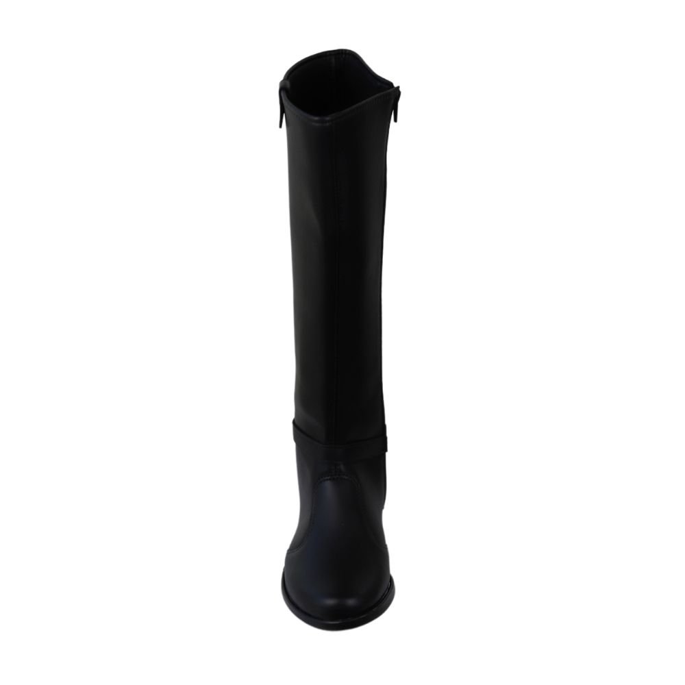 Bota Cano Alto Infantil Menina Confortável Molekinha 2181104 Preto 4