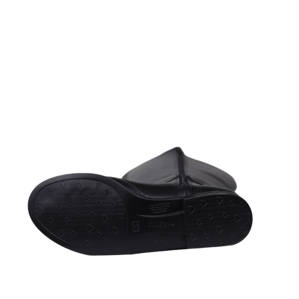 Bota Cano Alto Infantil Menina Confortável Molekinha 2181104 Preto 5