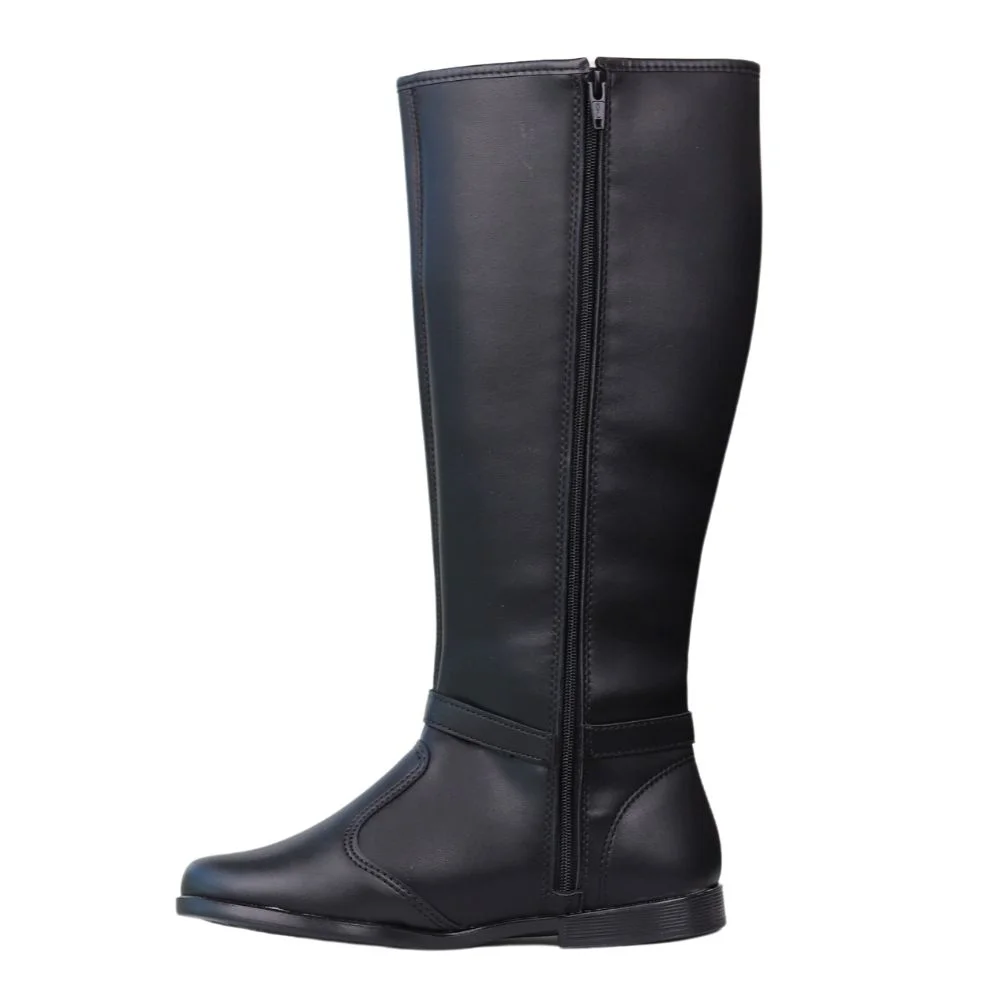 Bota Cano Alto Infantil Menina Confortável Molekinha 2181104 Preto 3