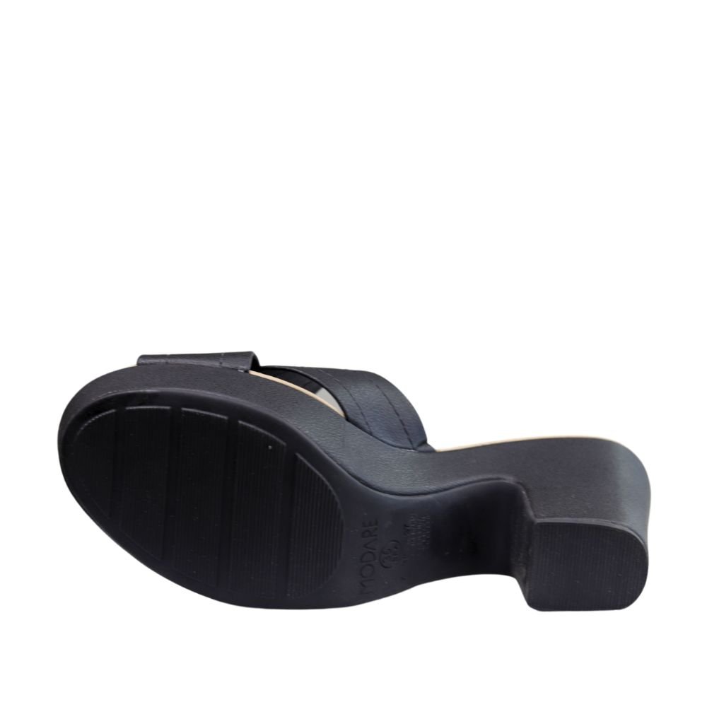 Sandália Feminina Anabela Salto Alto Grosso Modare 7165.105 Preto 5