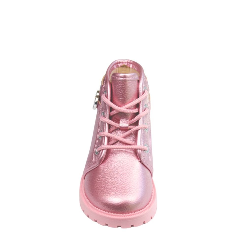 Bota Coturno Confortável Infantil Menina Molekinha 2126.526 Rosa 4