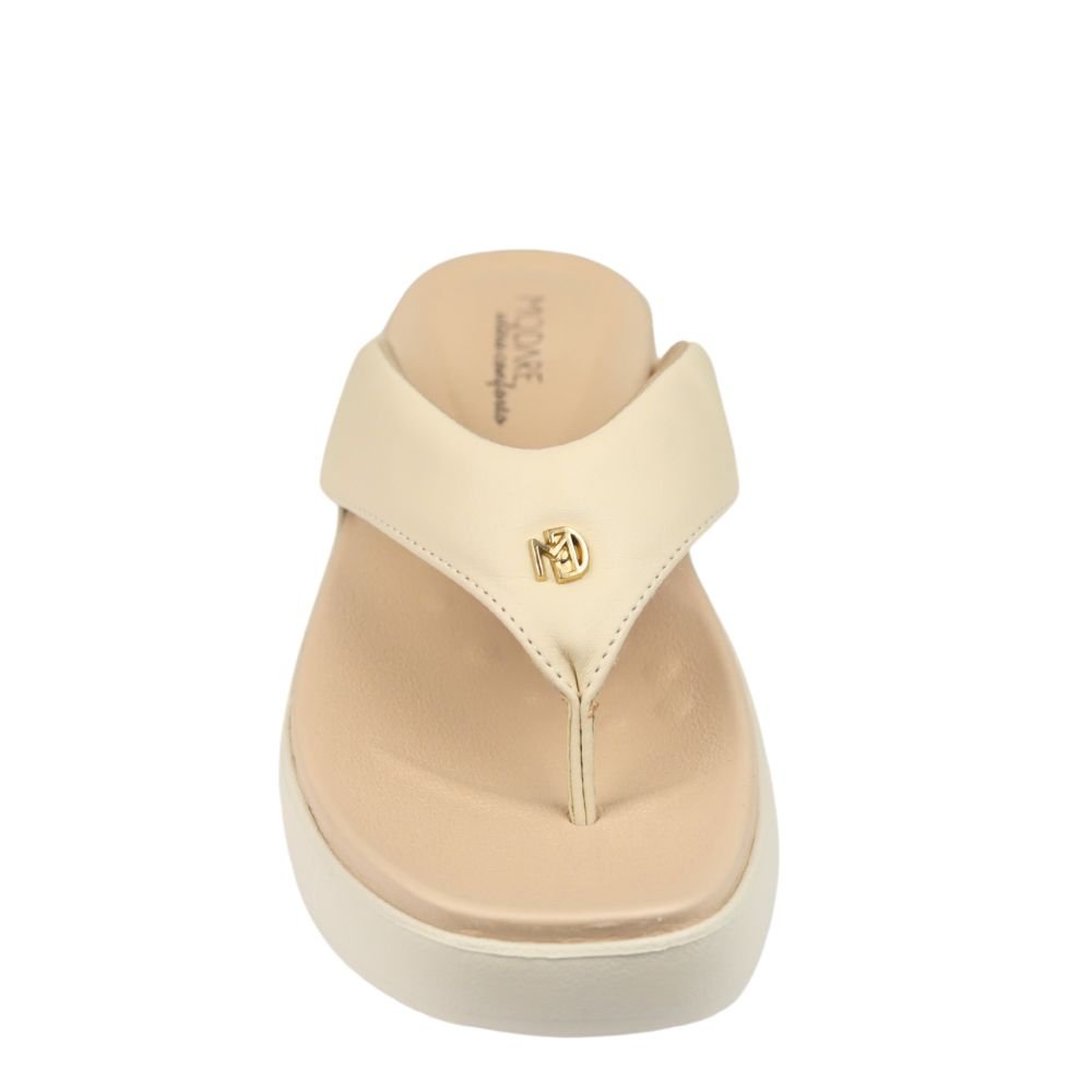 Tamanco Feminino Flatform Conforto Leve Macio Modare 7189101 Bege 4