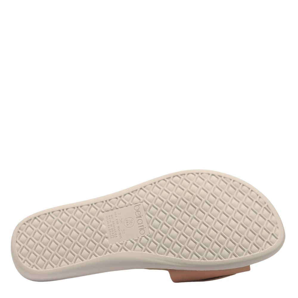 Chinelo Sandália Slide Beira Rio Conforto Laço 8360.320 Bege 5