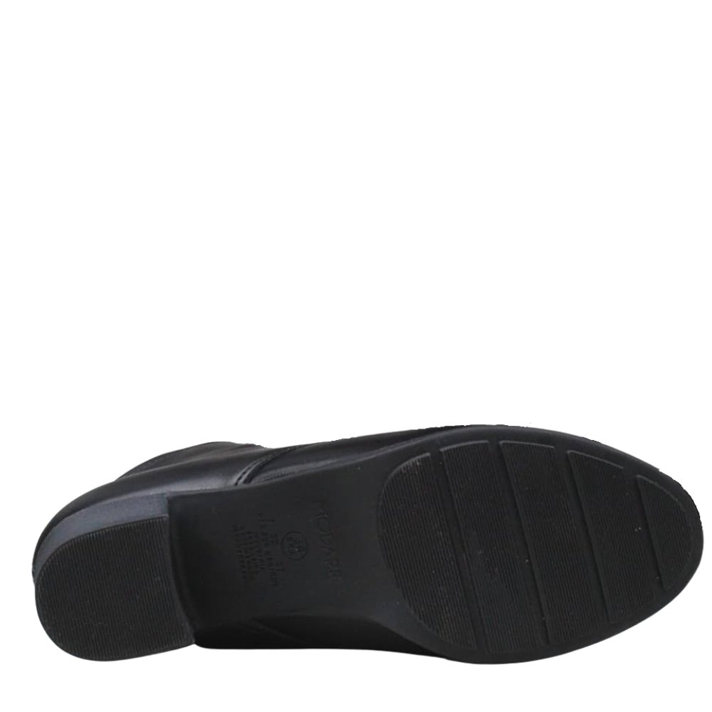 Bota Coturno Cano Curto Feminina Conforto Modare 7072.103 Preto 5