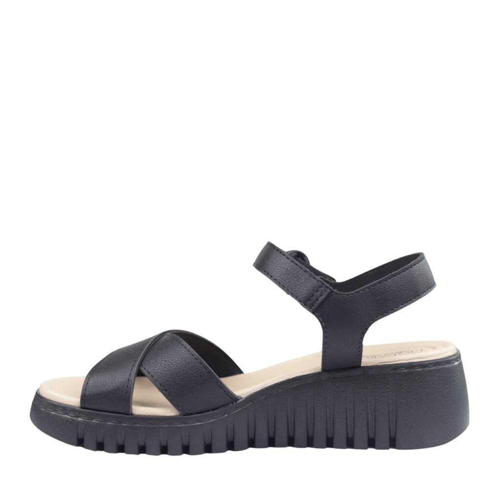 Sandália Feminina Conforto Leve Macia Estilo Modare 7197.101 Preto 3