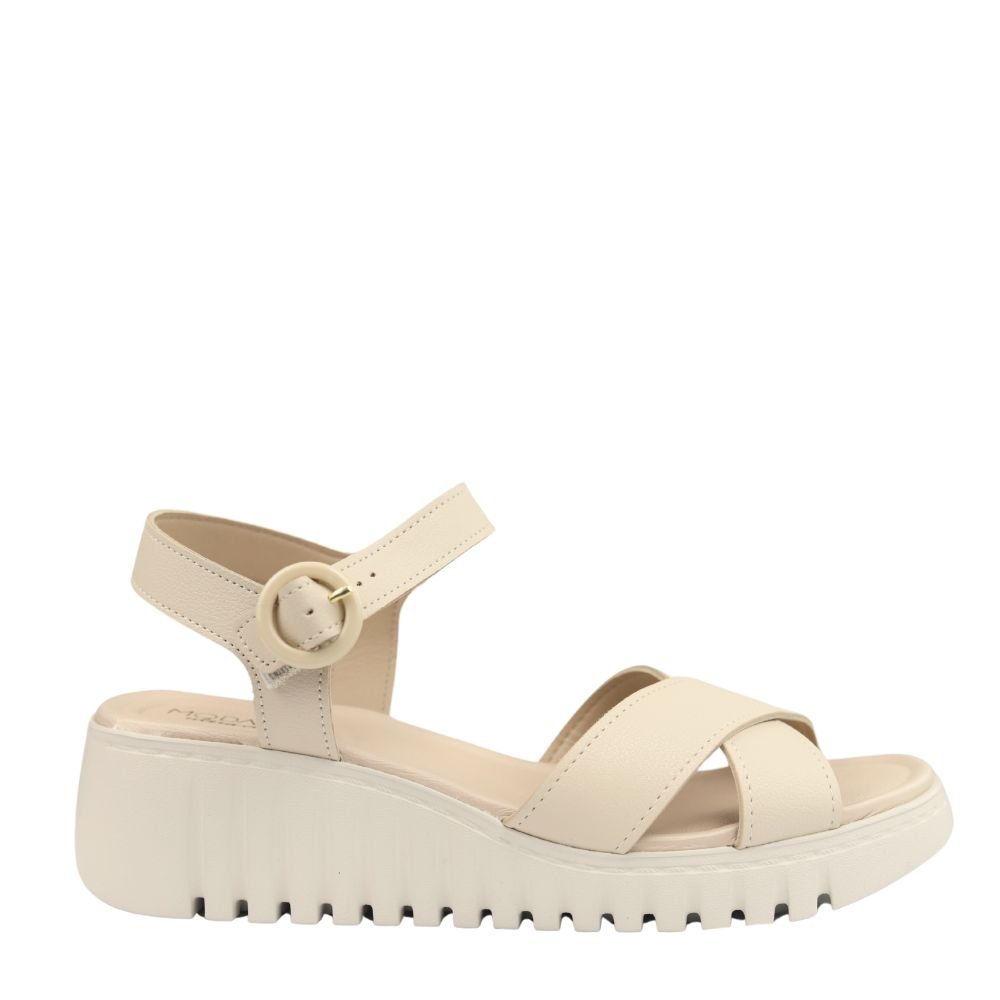 Sandália Feminina Conforto Leve Macia Estilo Modare 7197.101 Bege 2