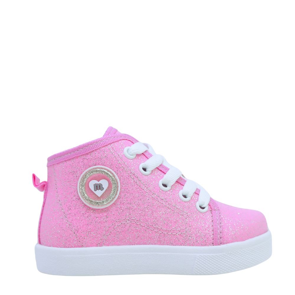 Tênis Botinha Molekinha Confortável Glitter Leve 2118578 Rosa 2
