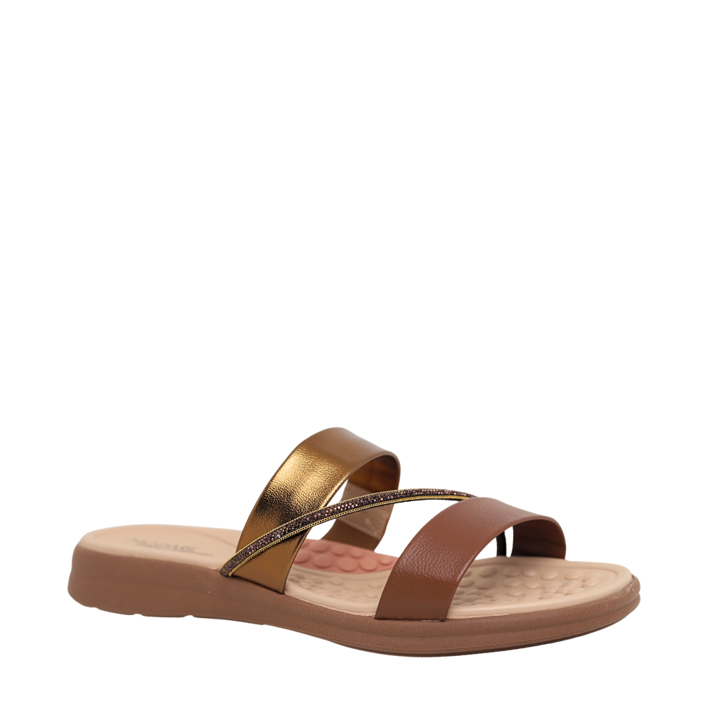 Sandália Feminino Baixo Conforto Ortopédico Modare 7174.115 Marrom 4