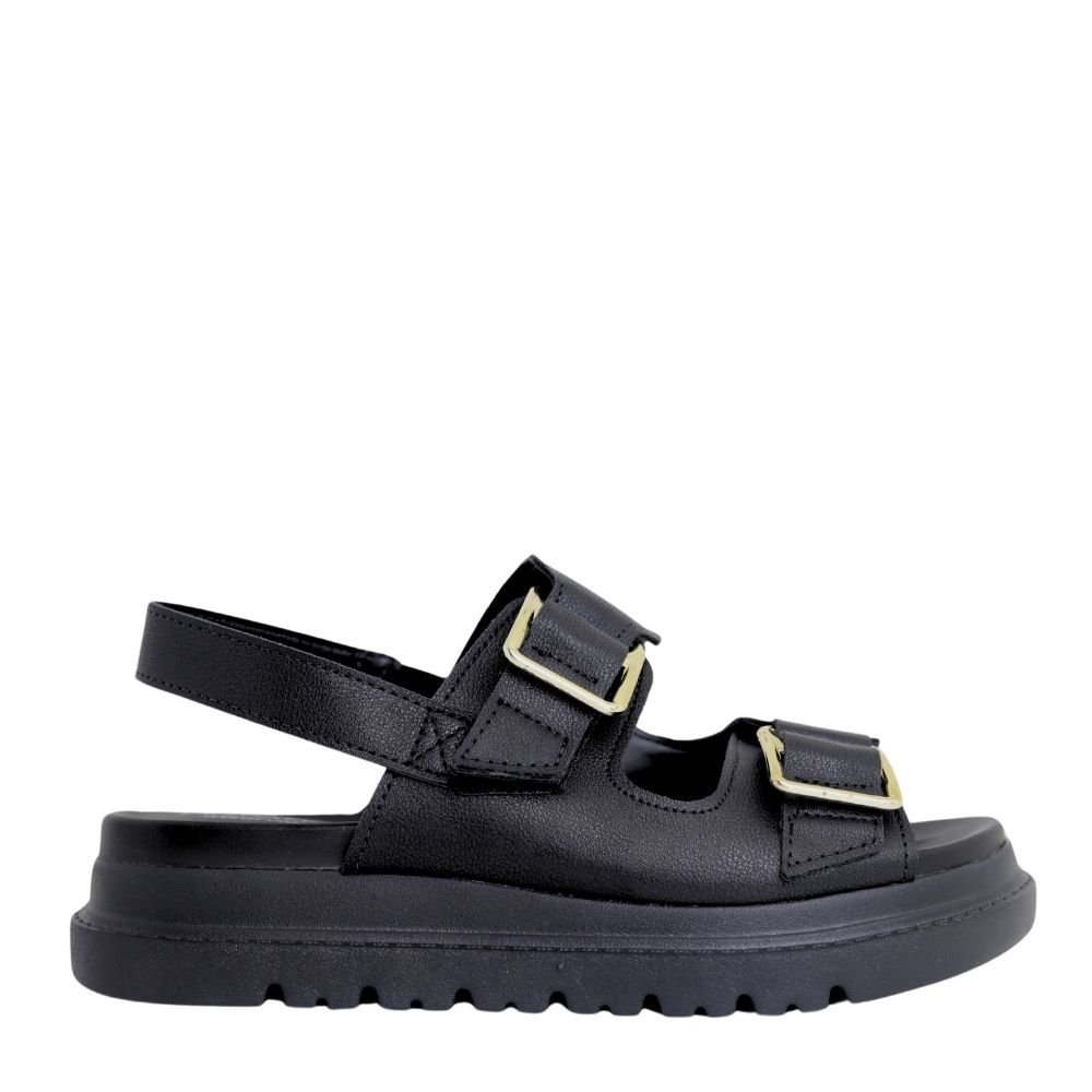 Sandália Feminina Flatform Fivela Conforto Modare 7200.102 Preto 2