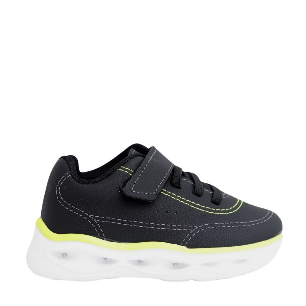 Tênis Infantil Menino com LED Conforto Molekinho 2620.112 Preto 2