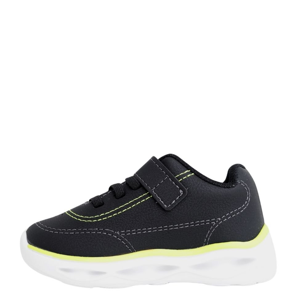 Tênis Infantil Menino com LED Conforto Molekinho 2620.112 Preto 3