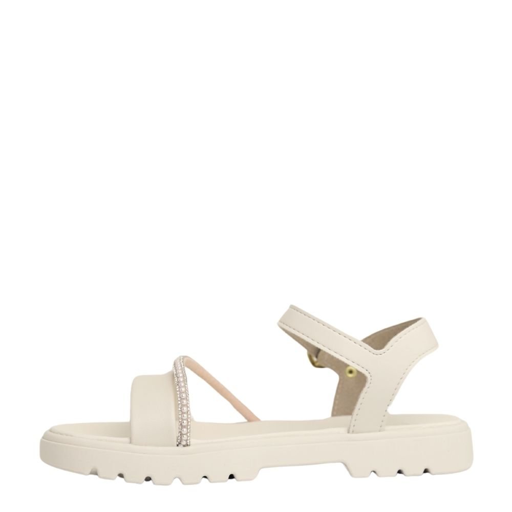Sandália Infantil Menina Salto Bloco Molekinha 2344.129 Branco 3